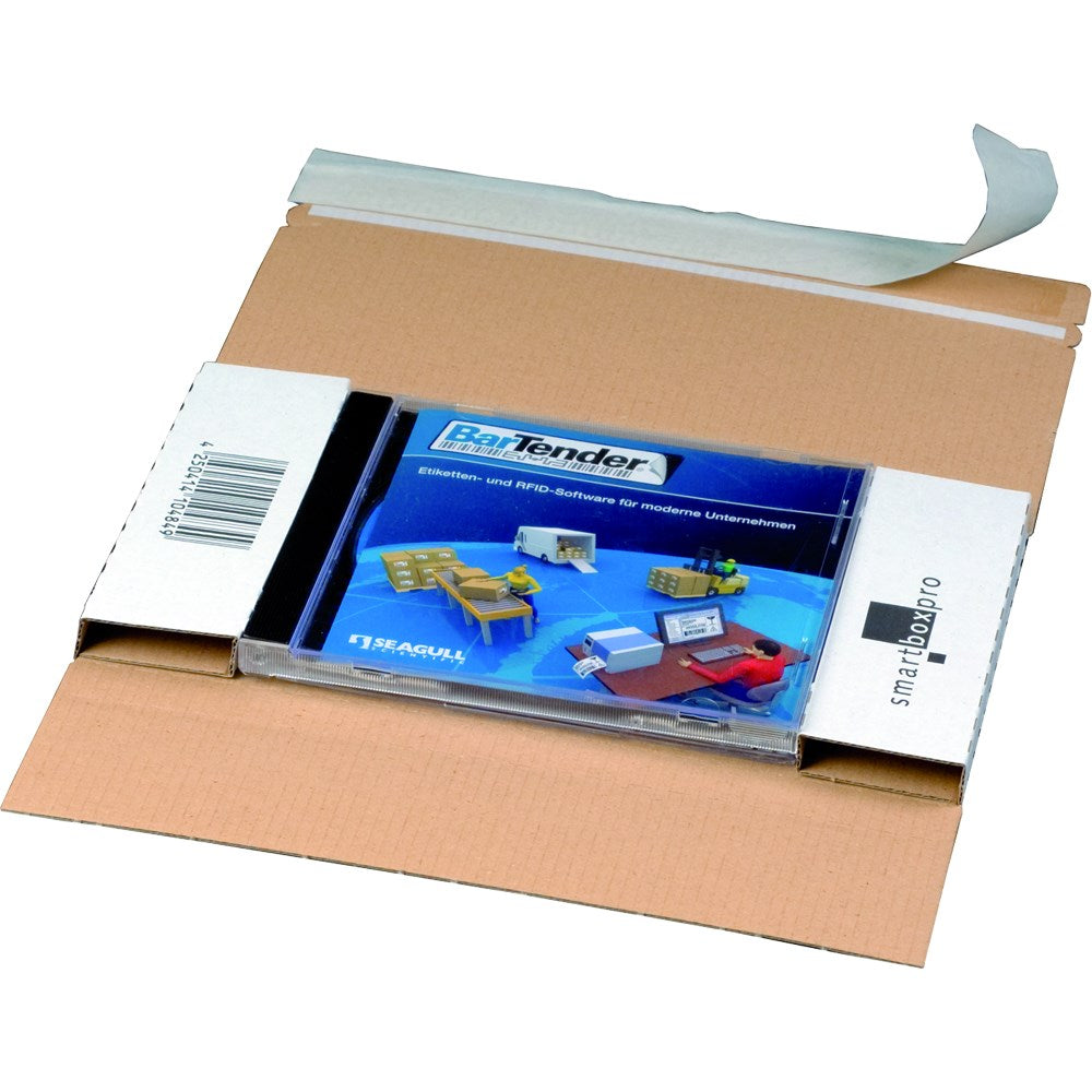 Beispielabbildung der Produktfamilie: CD-Jewel-Mailer DIN lang, 225 × 125 × 12 mm