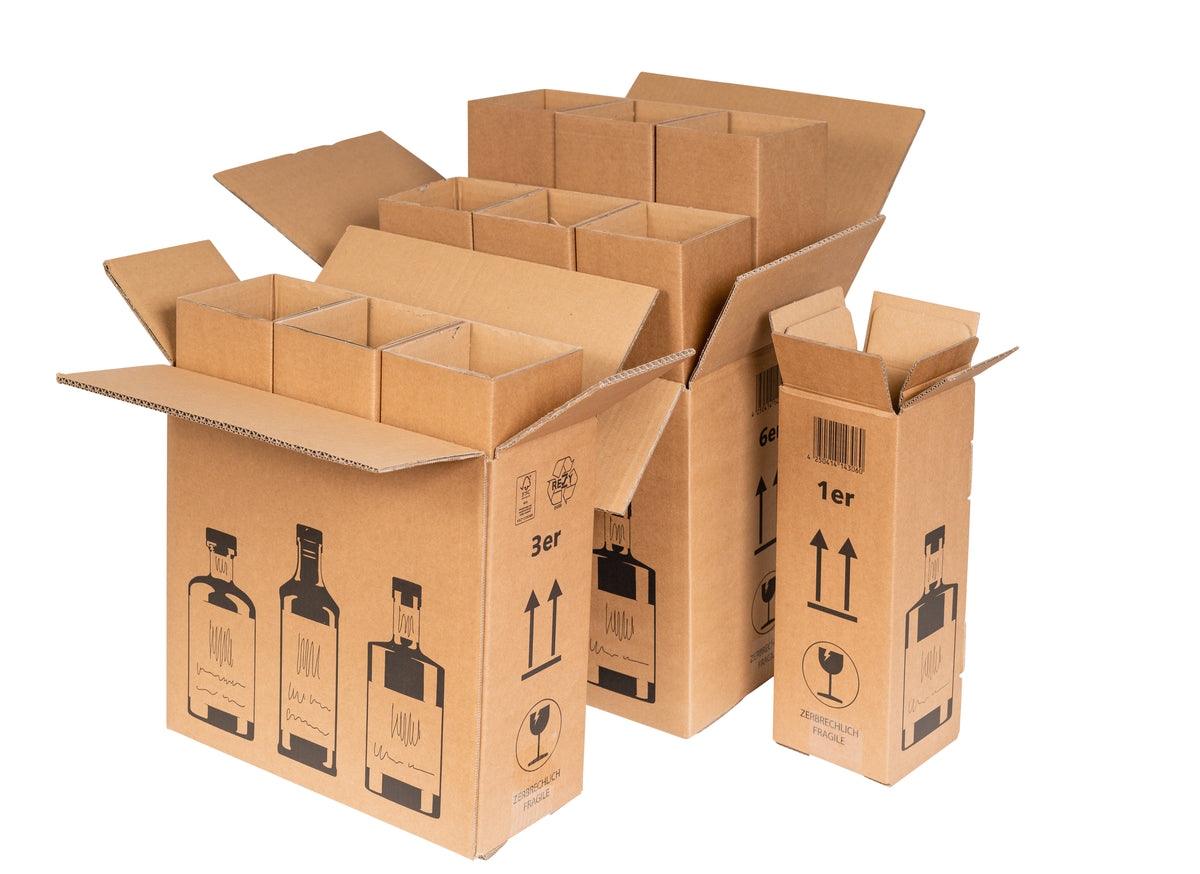Beispielabbildung der Produktfamilie: Versandkarton für GIN, 326 × 115 × 278 mm