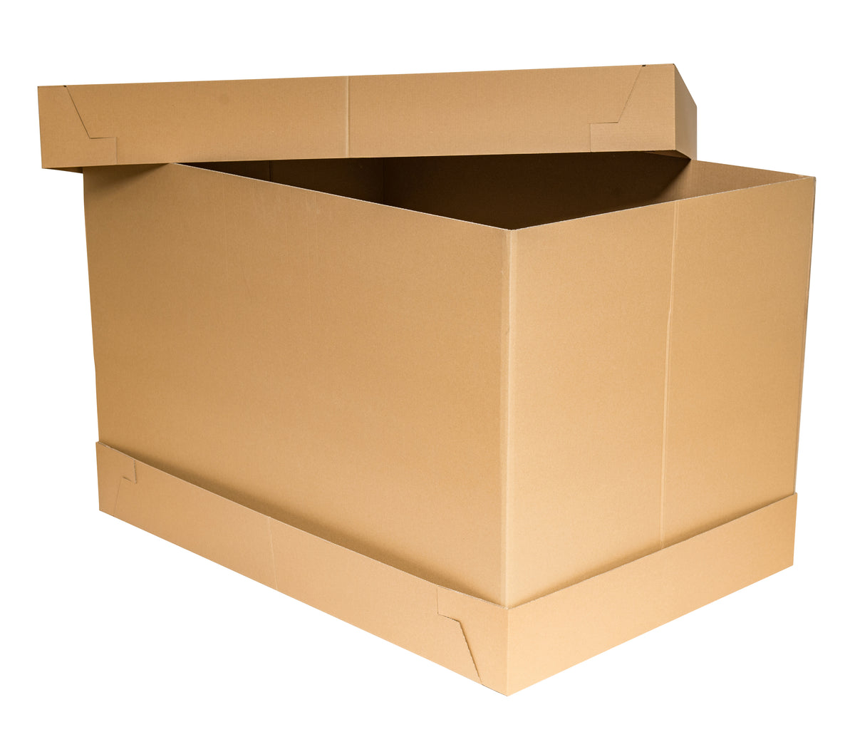 Beispielabbildung der Produktfamilie: Wellpappcontainer mit X-Faltung, 1180 × 780 × 765 mm
