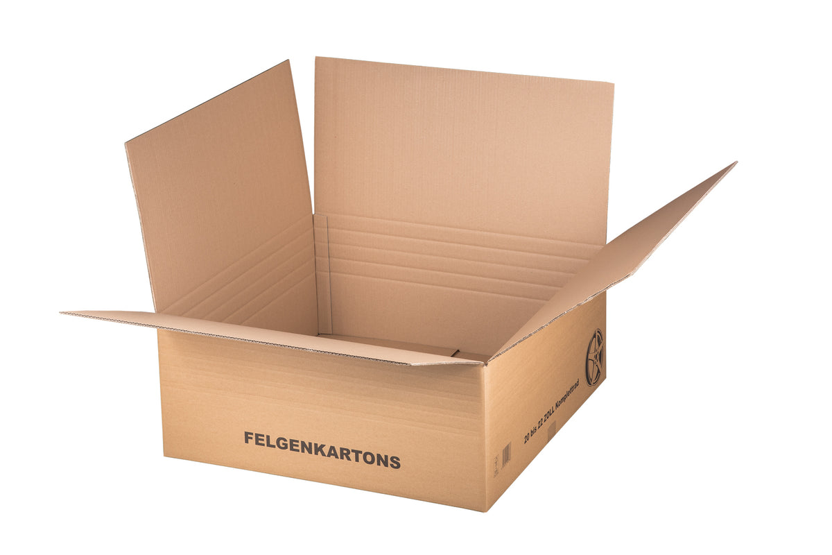 Beispielabbildung: Felgenversandkarton, 725 × 725 × 300 mm